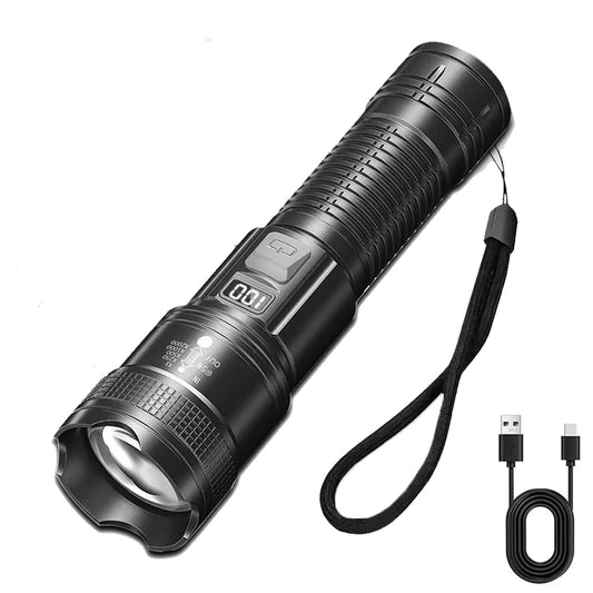 Rechargeable High Power LED Flashlight